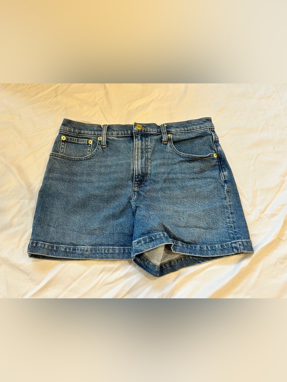 J.Crew High-Rise Denim Shorts in Light Blue EUC